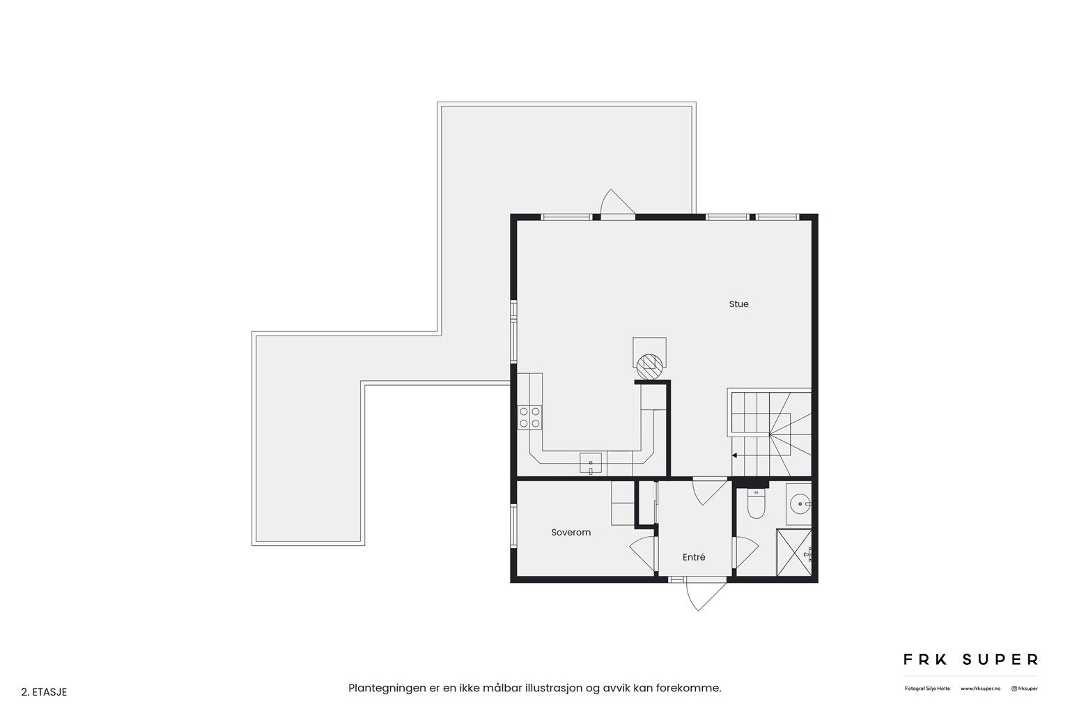 Planskisse 1 etasje.