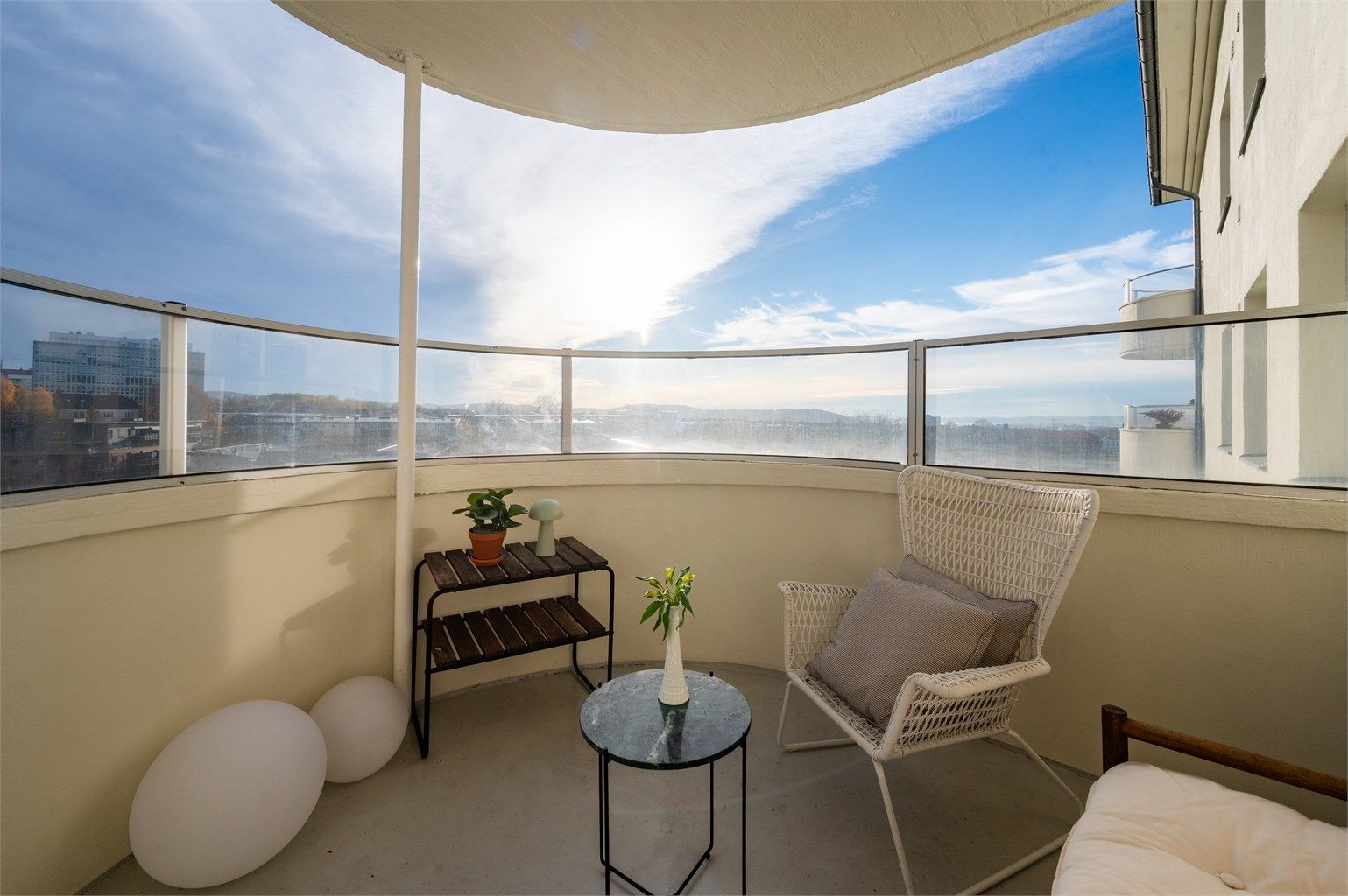 Her er det sol fra tidlig morgen til ettermiddag