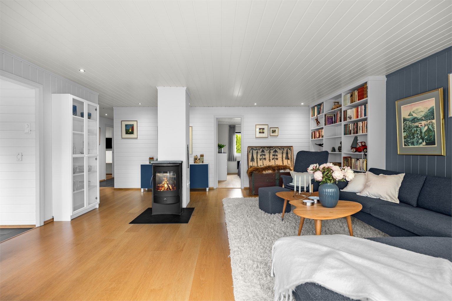 Stue sett fra vinterhagen 