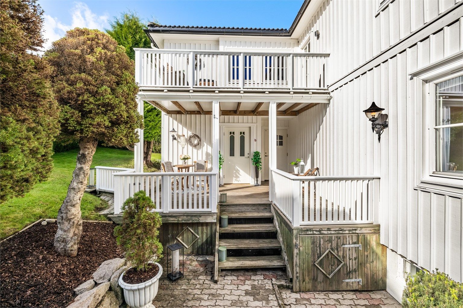 Felles overbygget inngangsparti 