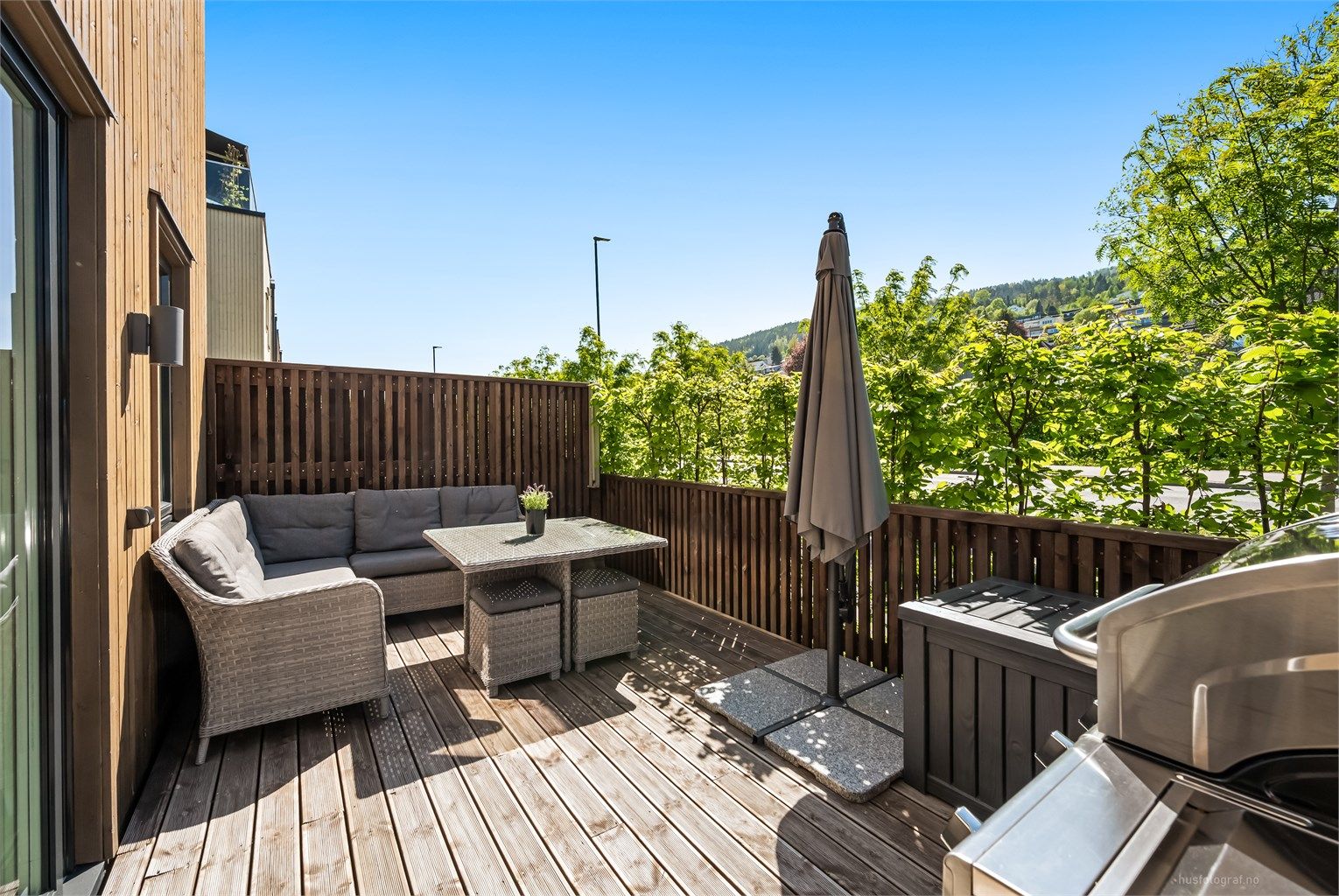 Sentral beliggenhet på Gulskogen med gangavstand til det meste. Foto: Haiman Askari/Knipzet AS