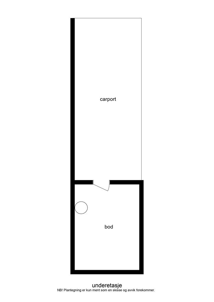 Plantegning underetasje