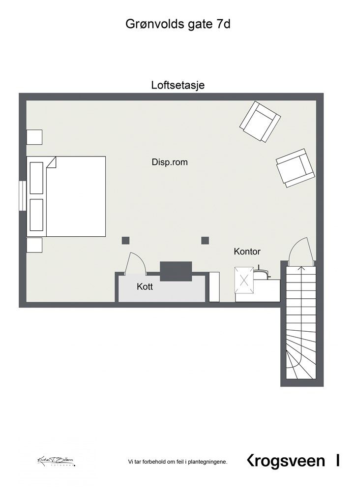 Planskisse loftsetasje.