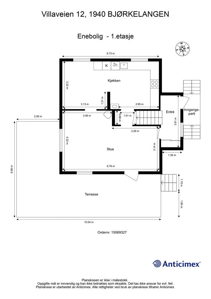 Plantegning 1. etasje