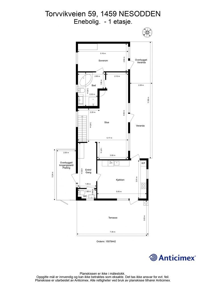 Plantegning 1. etasje