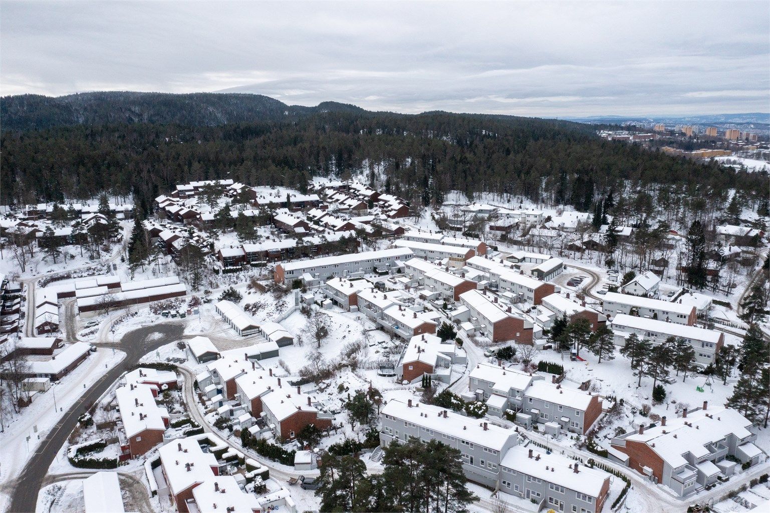 Trygve Nilsens vei er et populært boligområde på Ellingsrud Vest.
