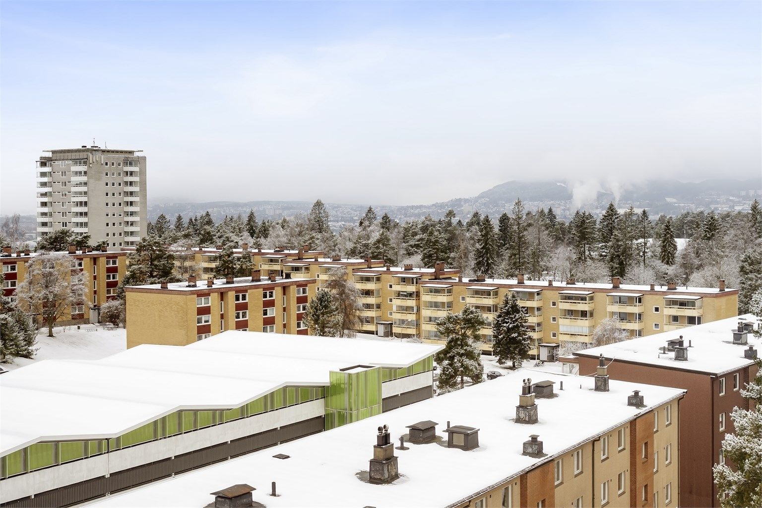 Utsyn i retning Holmenkollen.