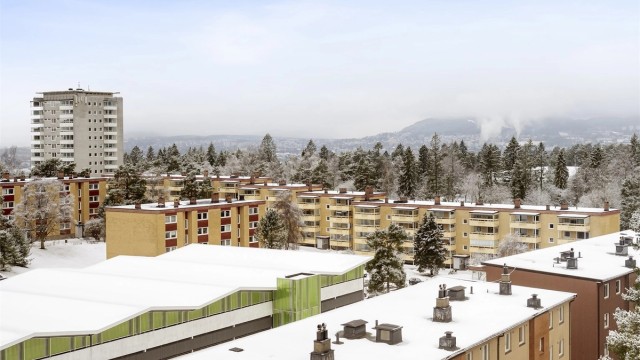 Utsyn i retning Holmenkollen.