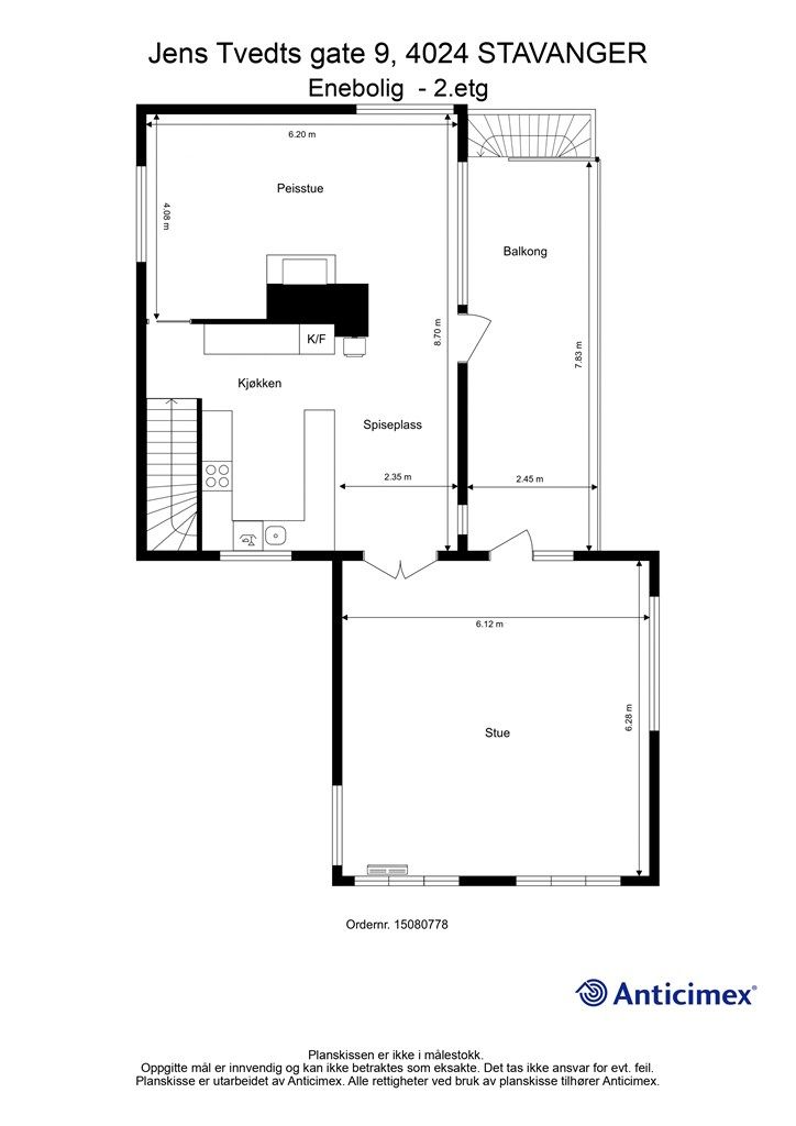 Plantegning- 2.etg