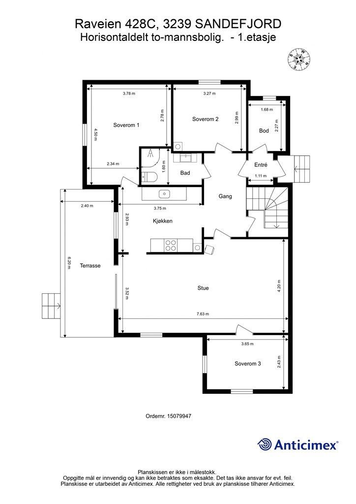 Plantegning 1.etasje