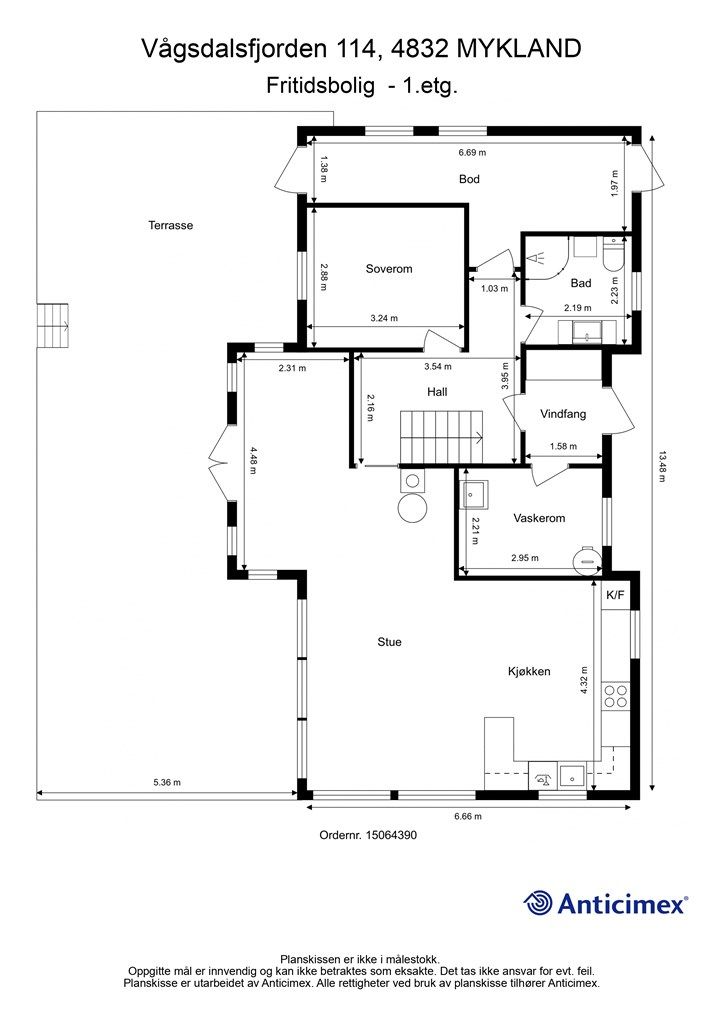 Plantegning 1. etasje