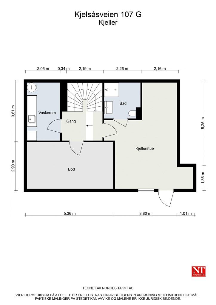 Planskisse underetasje