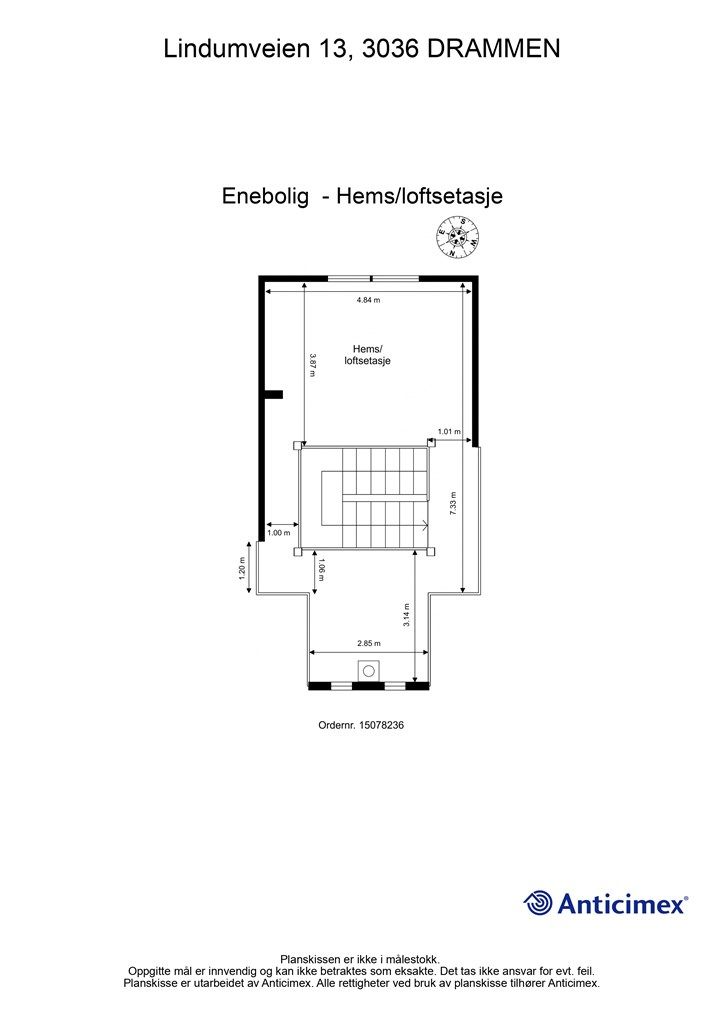 Plantegning - Hems