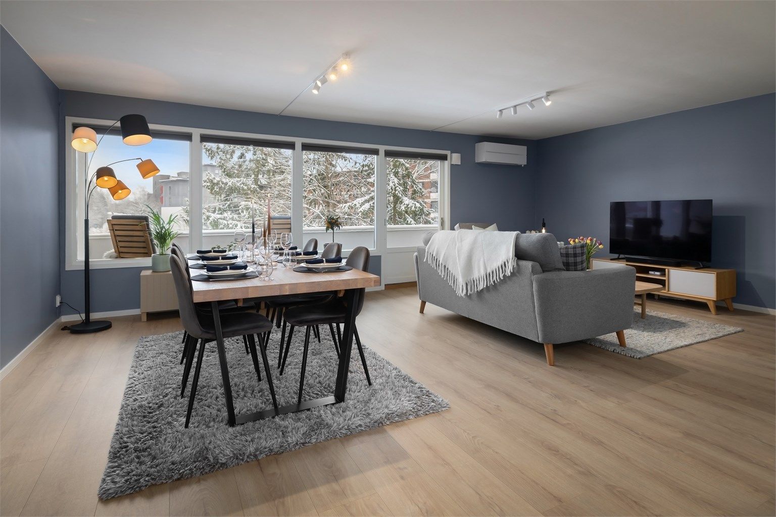 En rålekker 4-roms hjørneleilighet på hele 111 kvm.