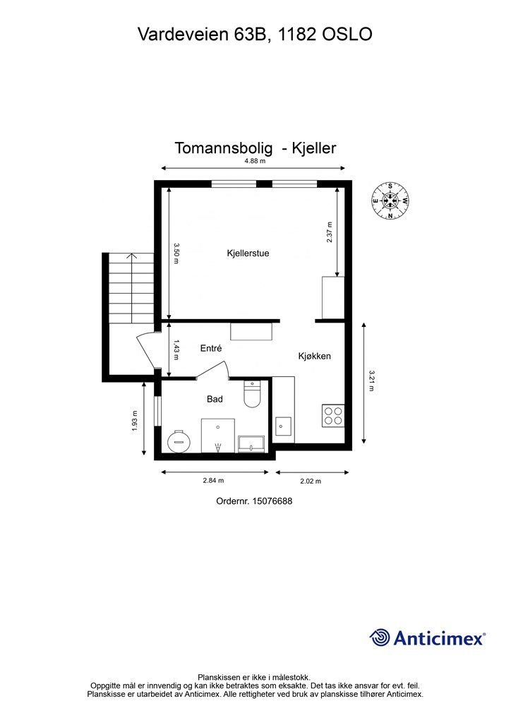 Plantegning - Kjeller