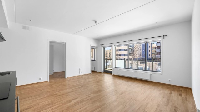 Her har du gode møblerings muligheter, og plass til stor hjørnesofa.