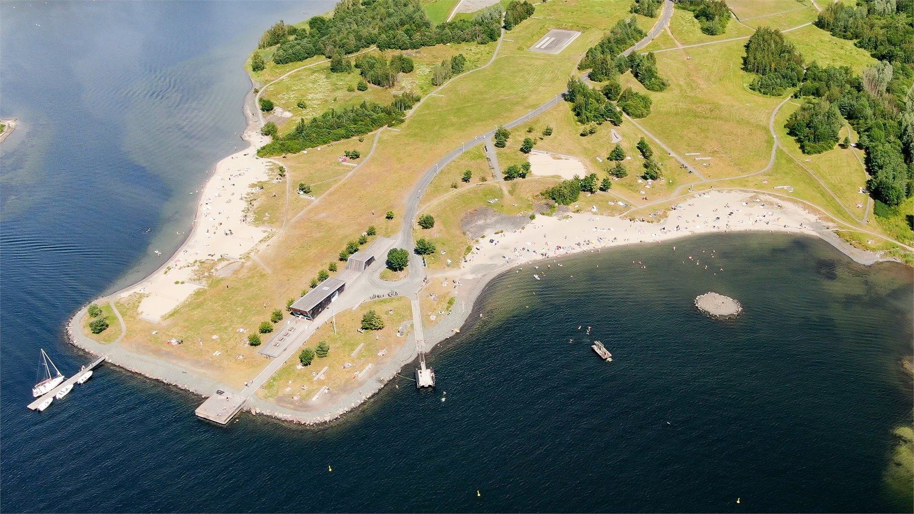 Storøyodden er en populær badeplass