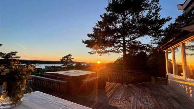 Sol til sen kveld.