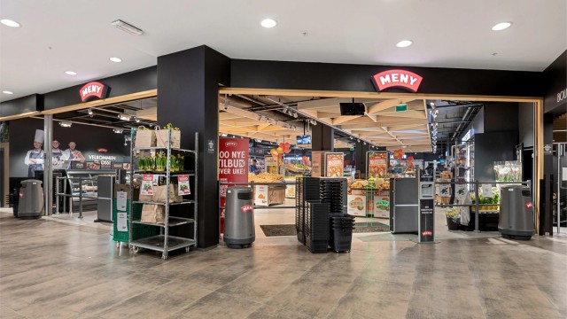 Meny på Løren Torg