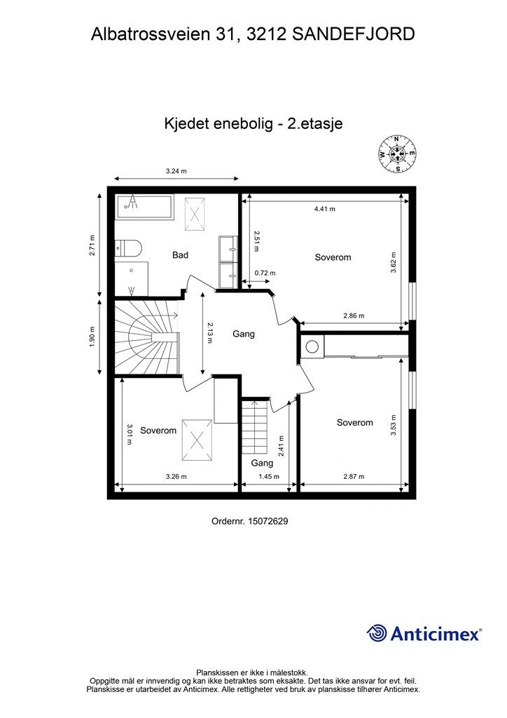 Plantegning 2.etasje