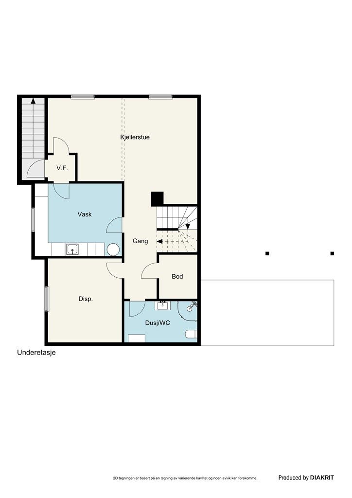 Plantegning u. etasje