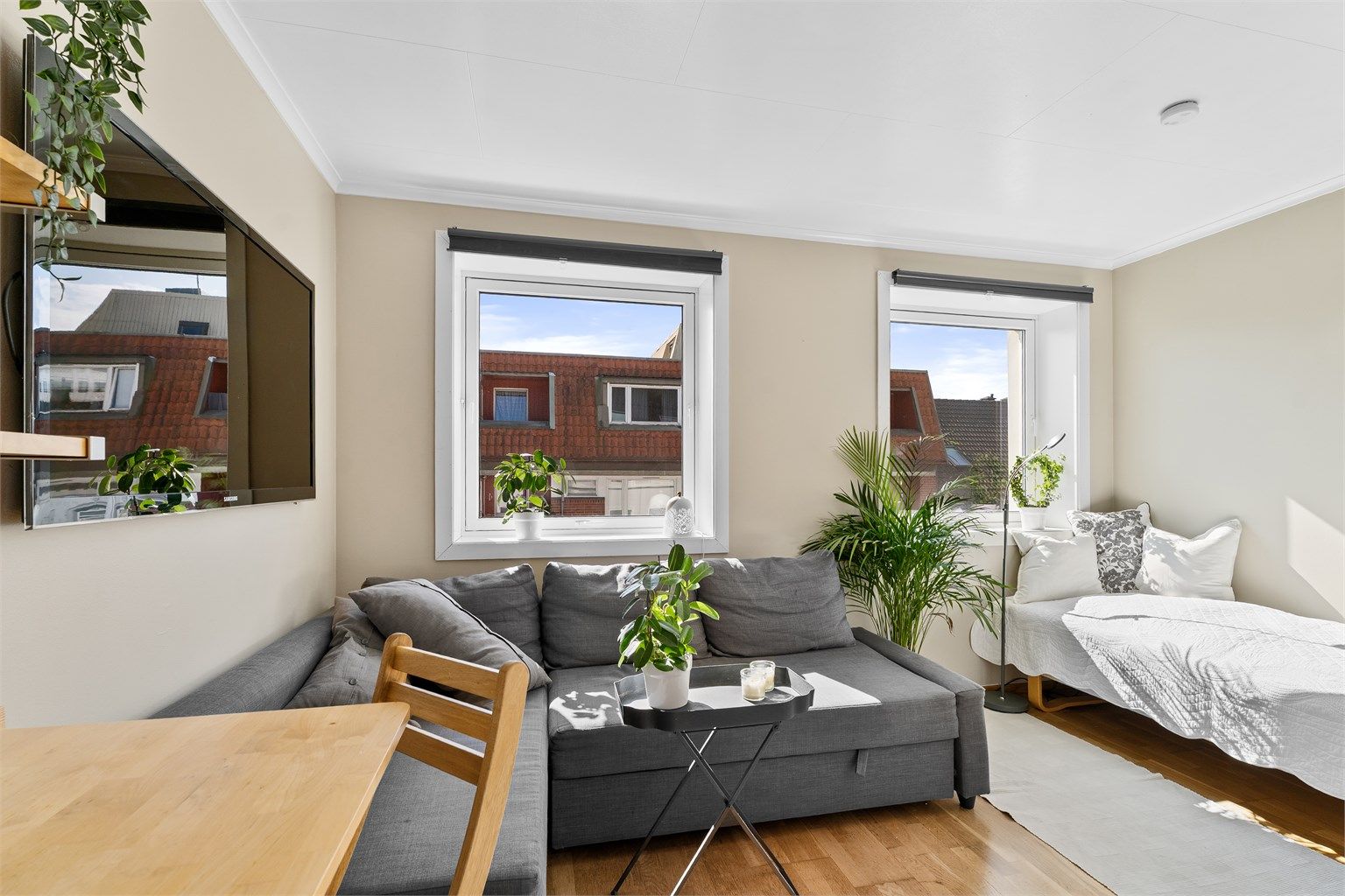 God romløsning med gode møbleringsmuligheter 