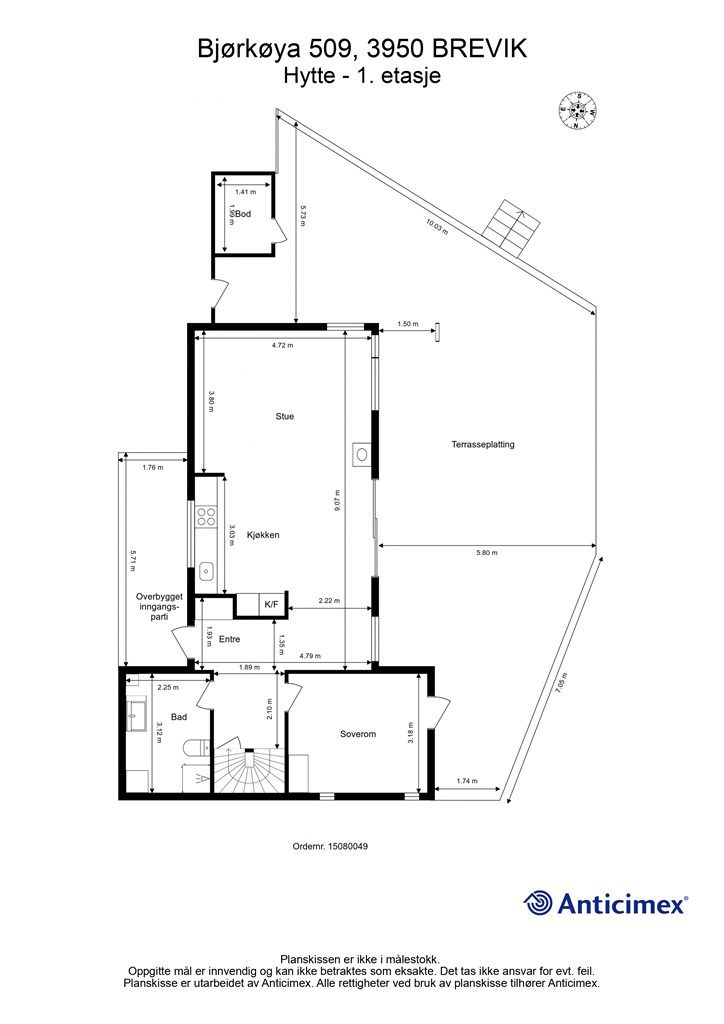 Plantegning - 1. etasje