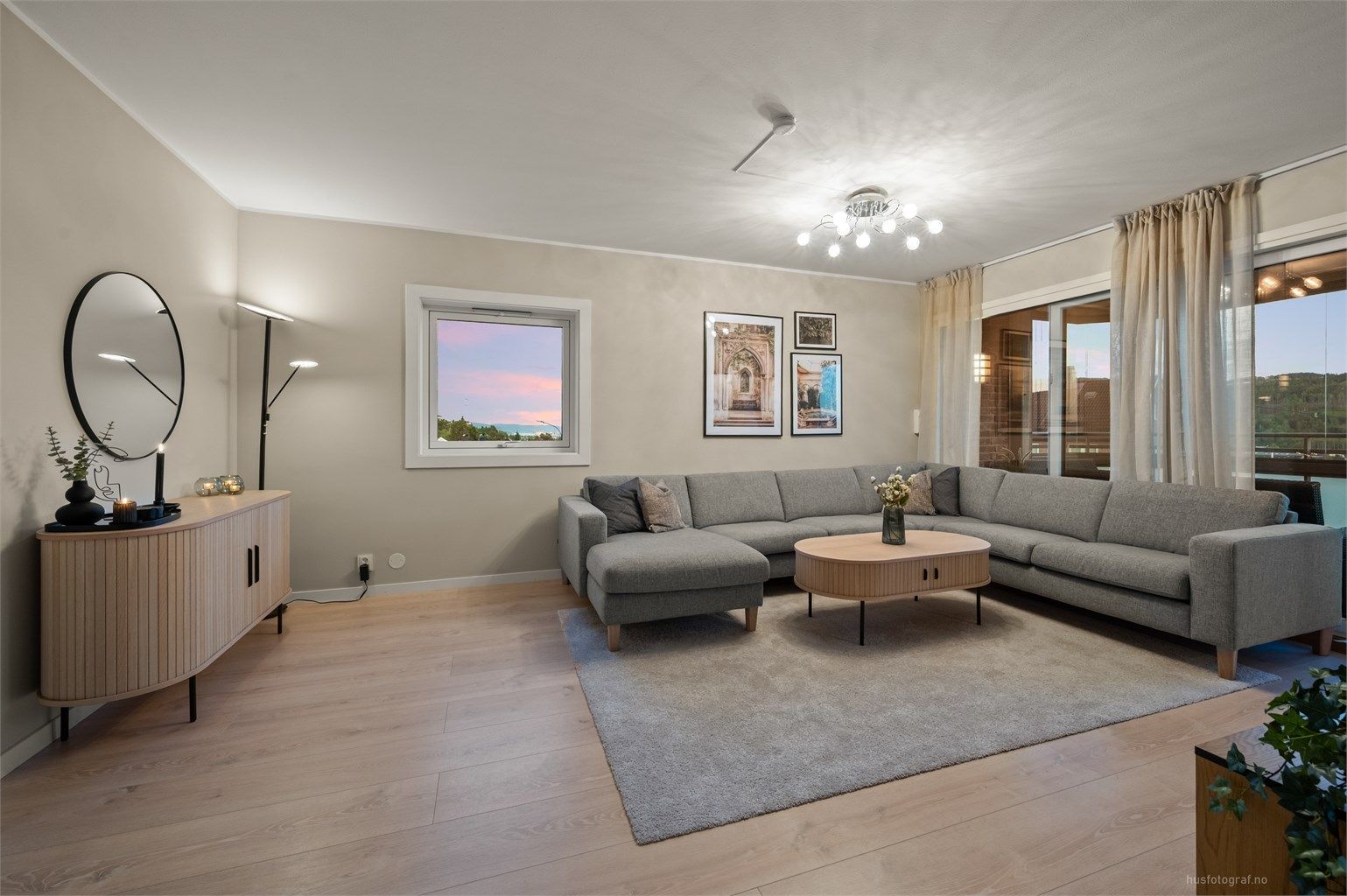 Moderne overflateoppusset og oppgradert leiligheten i nyere tid