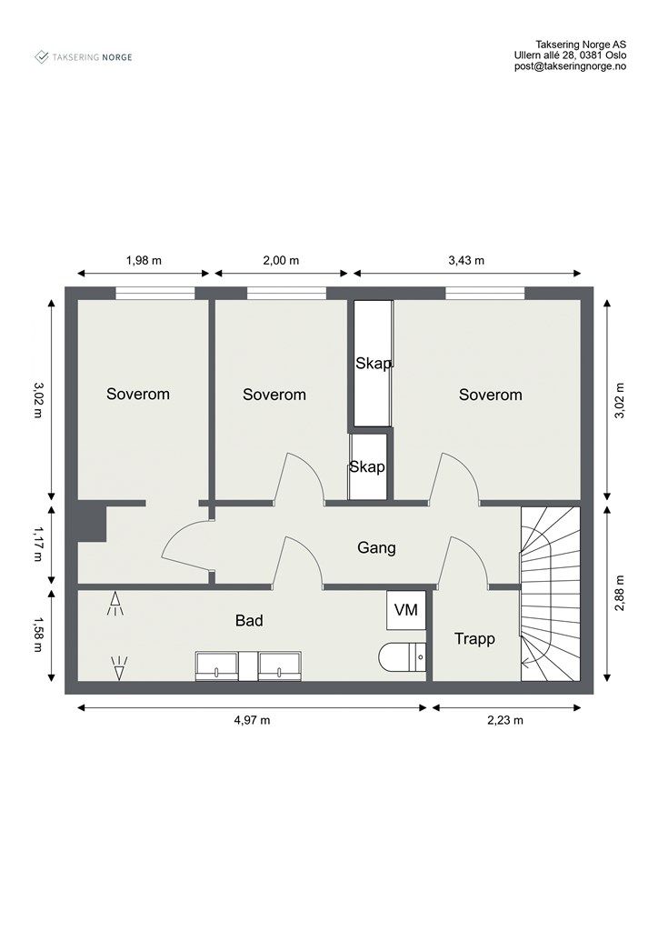 Plantegning underetasje