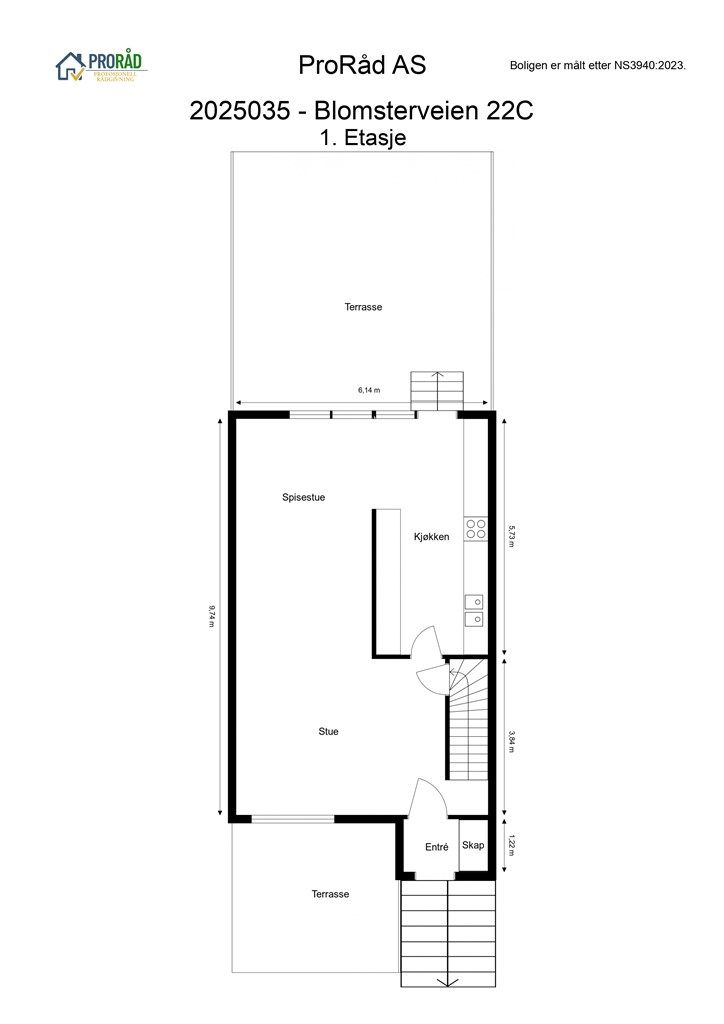Plantegning 1. etasje