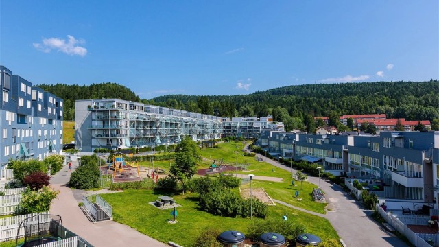 Årvollskogen er for mange en av favorittene på ÅrvollTonsenhagen - her er det et ungt, sporty og engasjert bomiljø