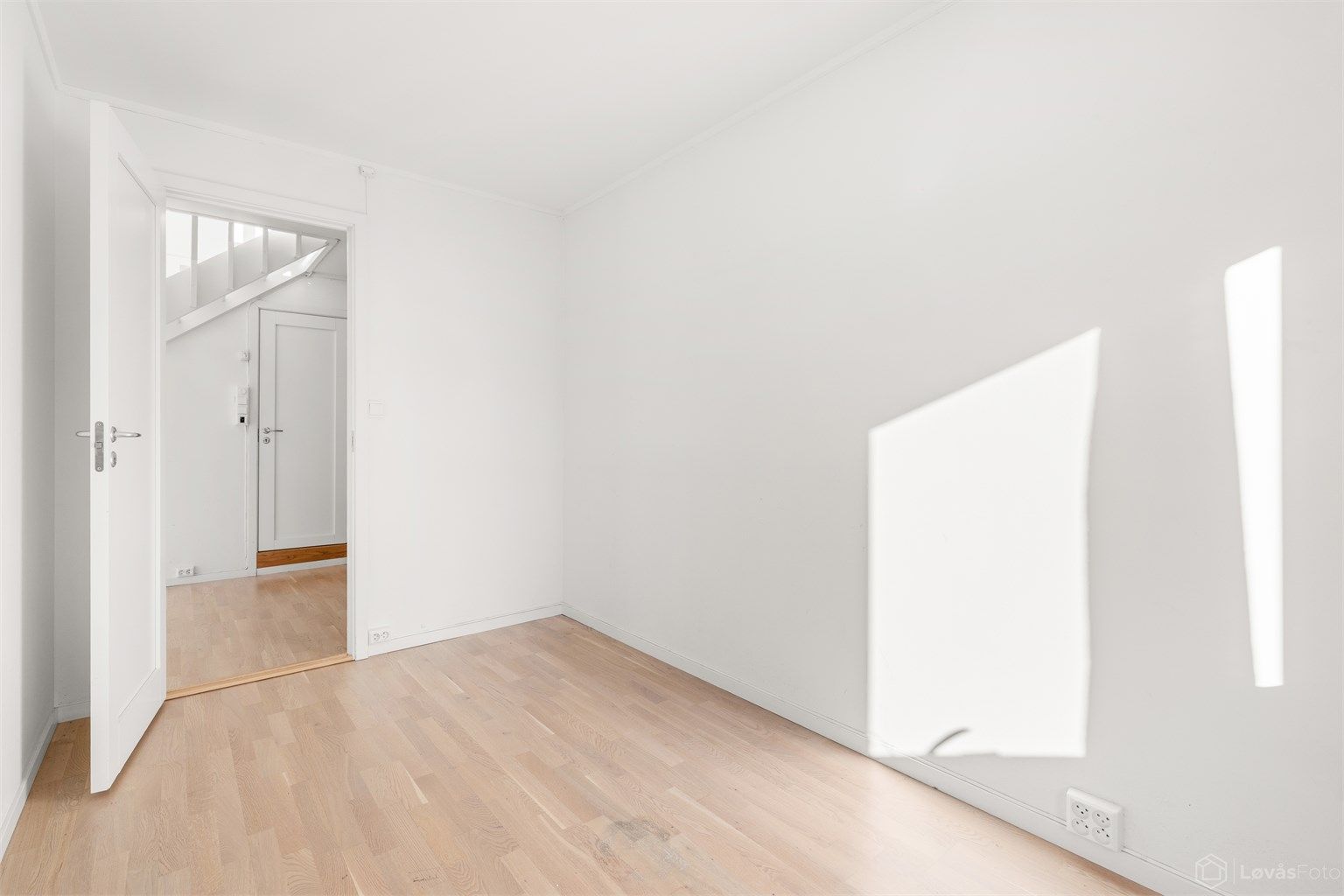 Alle soverommene ligger i en rolig og tilbaketrukket del av boligen.