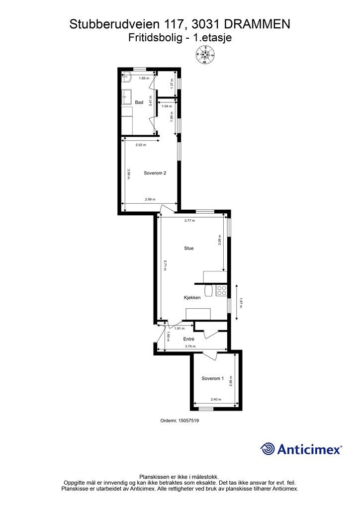 Plantegning 1. etasje