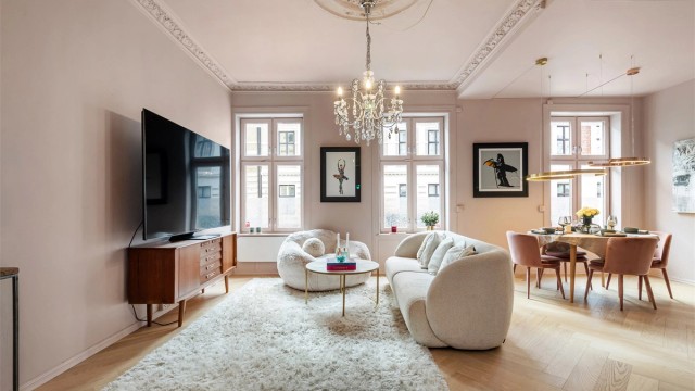 Velkommen til Jørgen Moes gate 1B, en svært spennende leilighet over to plan. Foto: Hanne Bruland