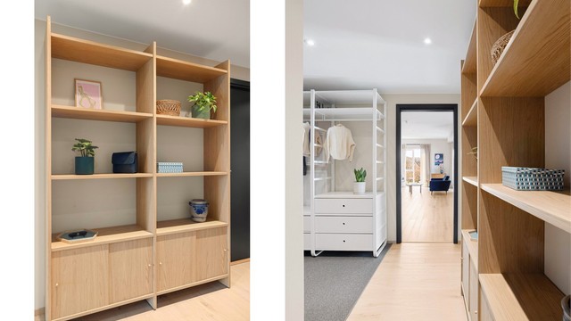 Entréen gir et godt førsteinntrykk av boligen.