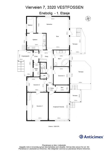 Plantegning 1. etasje