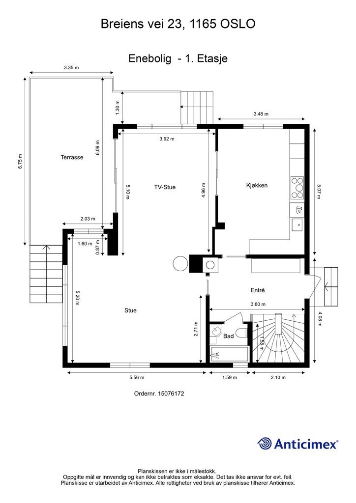 Plantegning 1. etasje