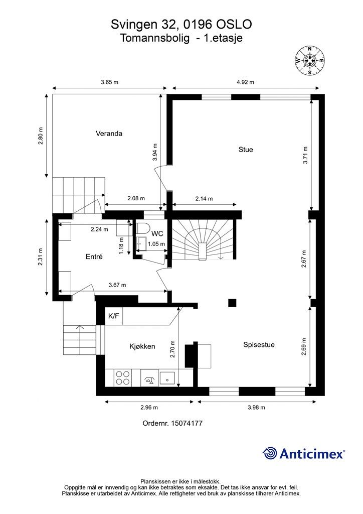 Plantegning 1.etasje