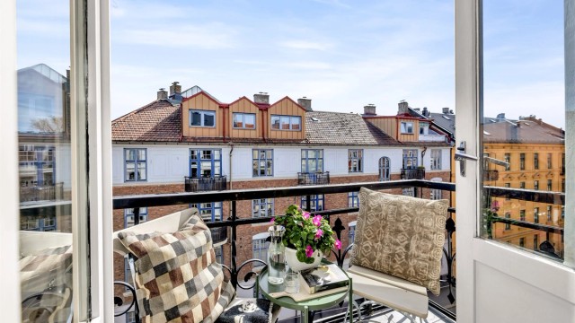 Velkommen til Thereses gate 1A - Presentert av Marius Iversen v/ Eiendomsmegler Krogsveen. Foto: Bjørnar Solberg.