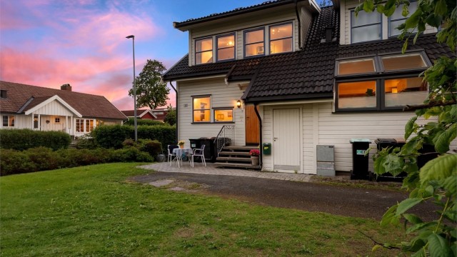 Inngangspartiet til boligen.
