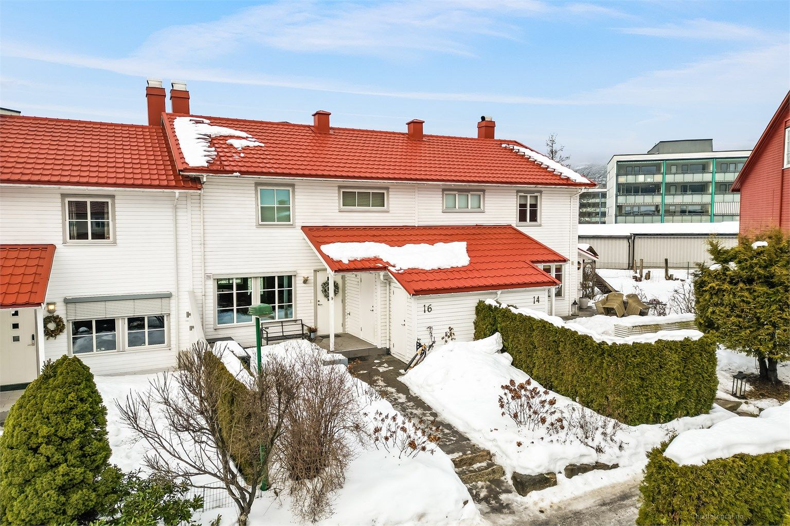 Fasade - Vinterbilde