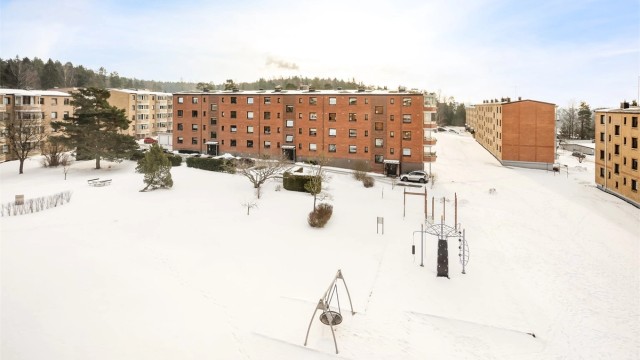 Flott utsikt fra soverommet.