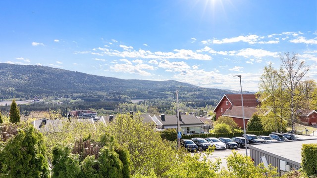Utsikten utover dalen og til nærområdet