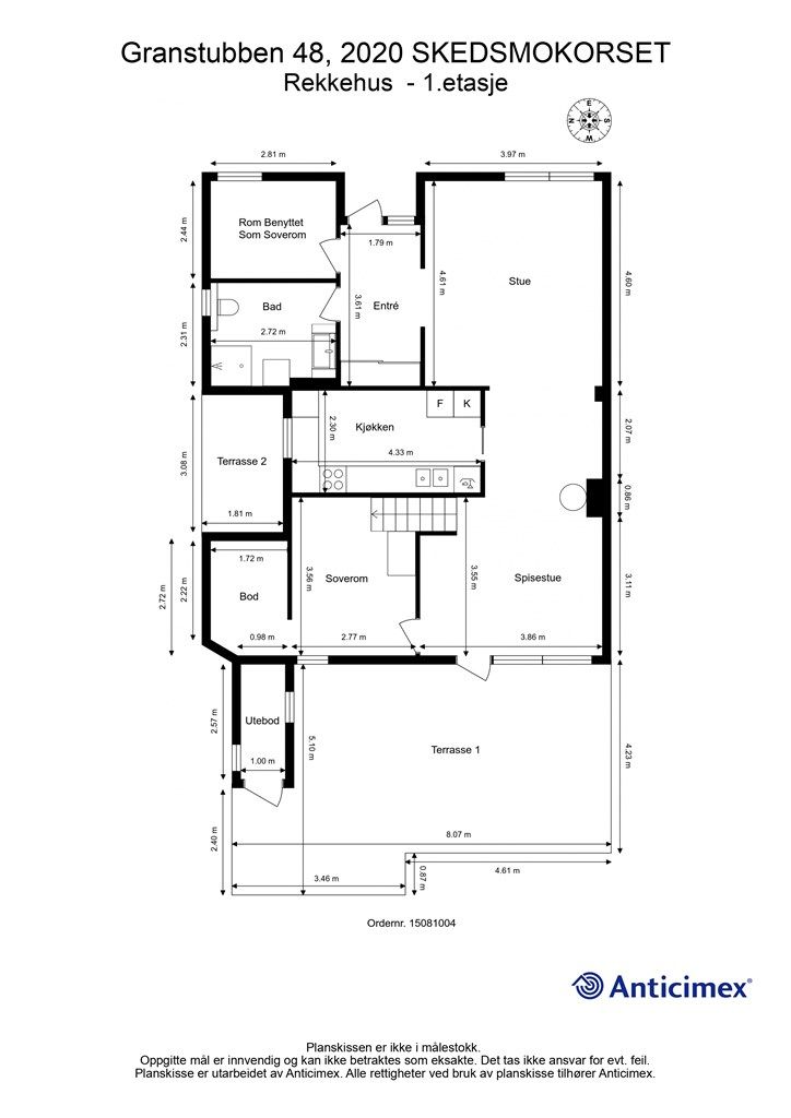 Plantegning 1. etasje
