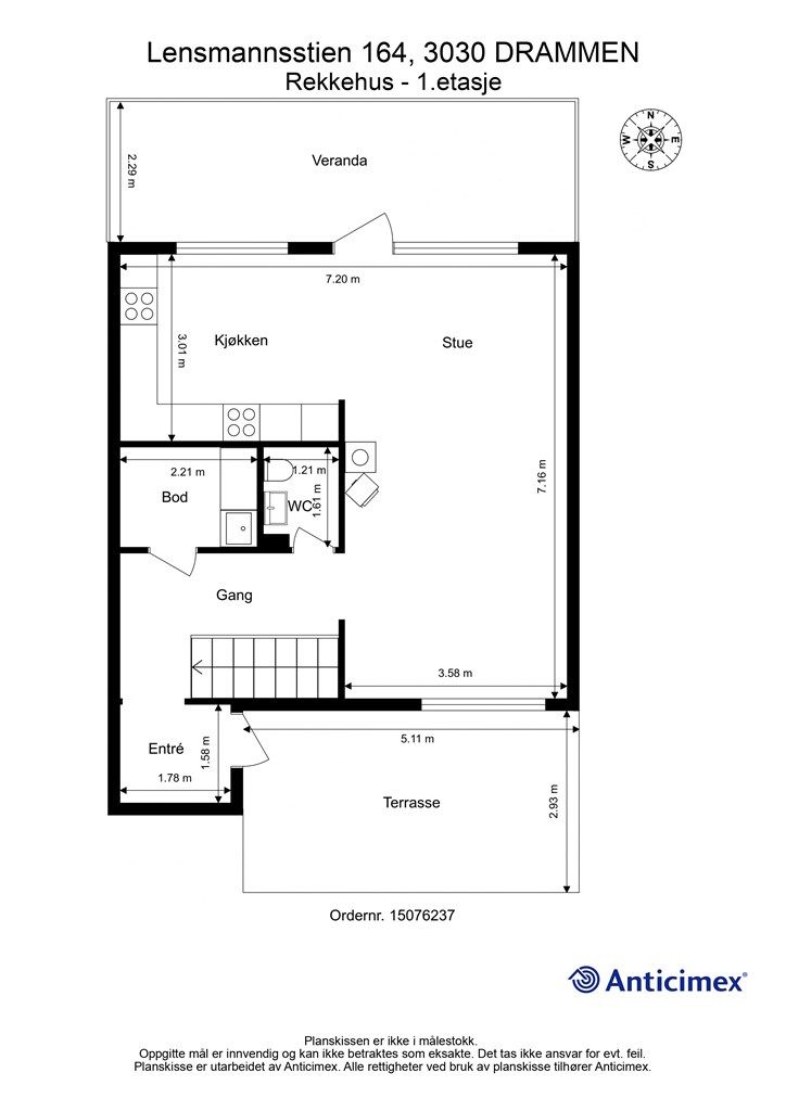 Plantegning - 1. etasje