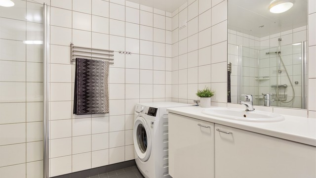 Opplegg for vaskemaskin og tørketrommel