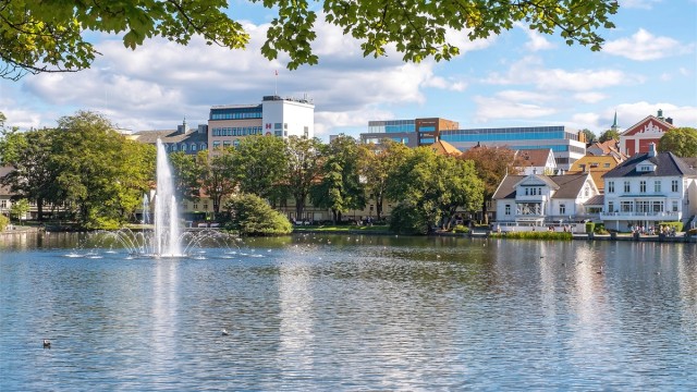 Stavanger sentrum innen kort gåavstand.