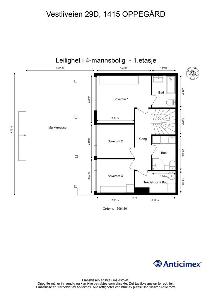 Plantegning- 1.etasje