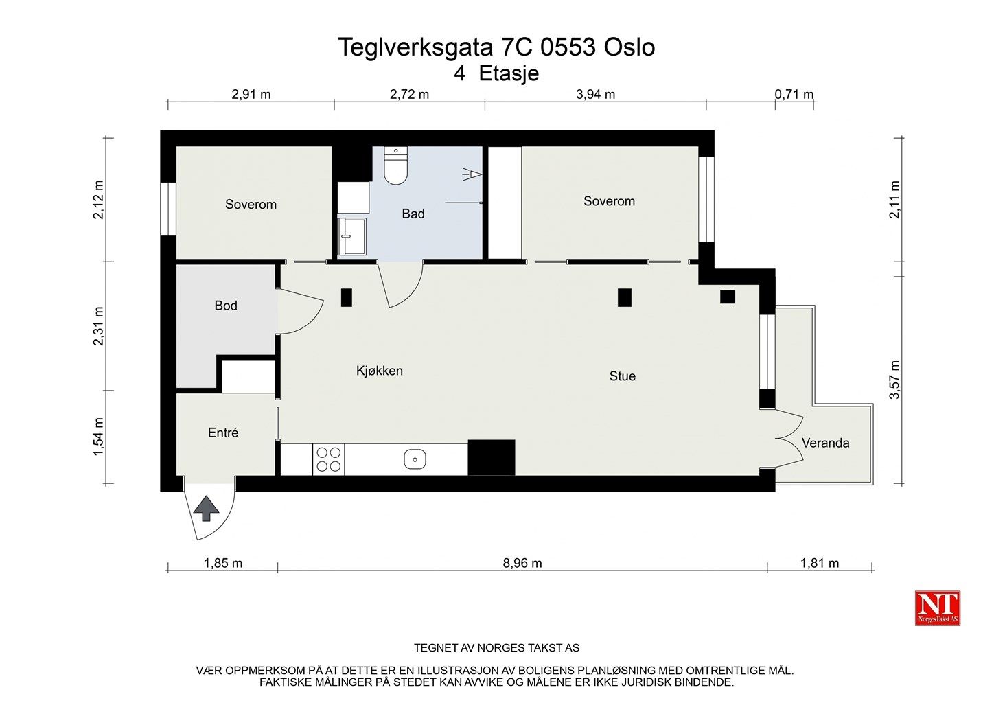Plantegning 4. Etasje.