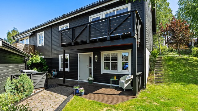 Entré og markterrasse på 20 kvm